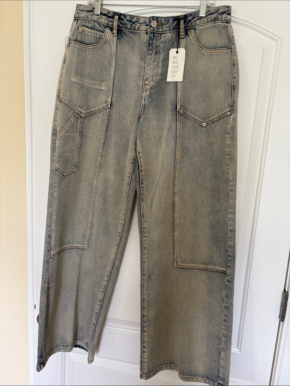 Forever 31 Women Washed Gray - Blue Carpenter Jeans